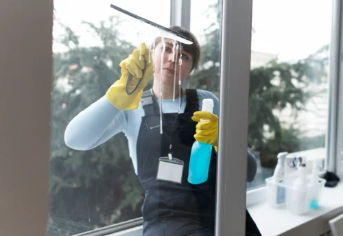 Nettoyage de vitres intérieures et extérieures à Bougue